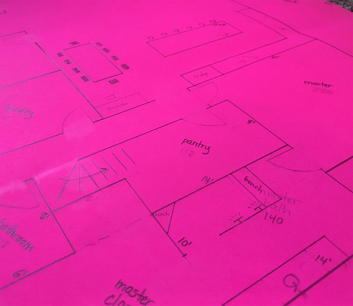 How to draw up house plans for your new home. Ways to save money building