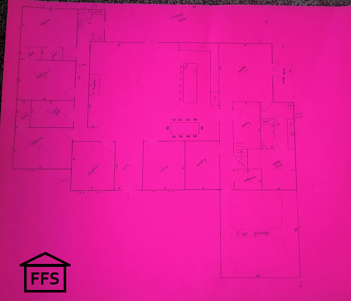 How to draw up house plans for your new home. Ways to save money building