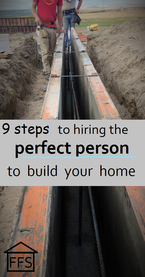 How to find the perfect people to build your home. How to be your own general contractor. 